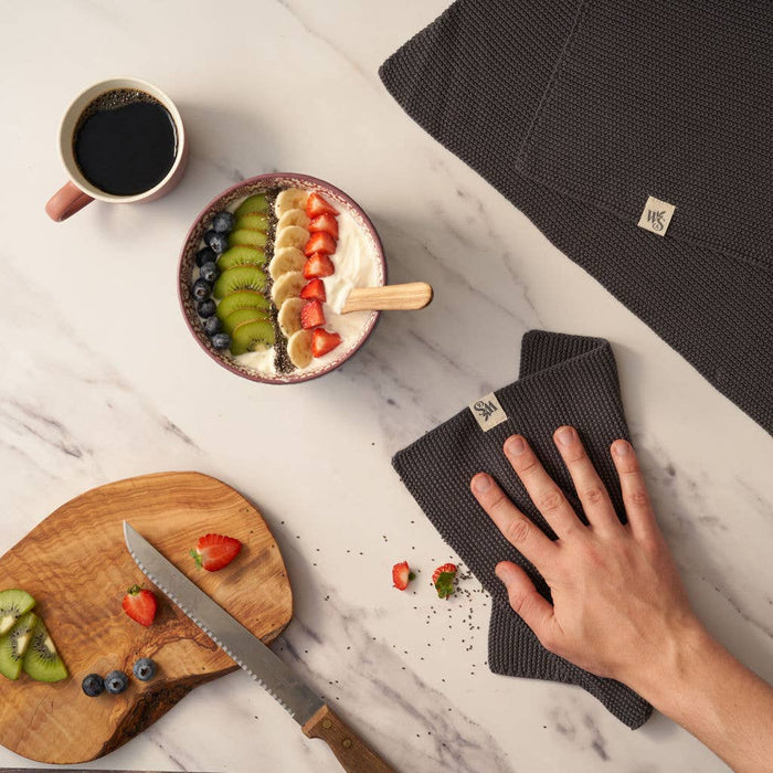 Organic Cotton Dish Cloth - Dark Grey