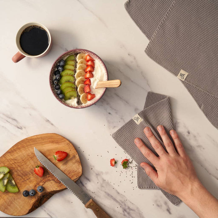 Organic Cotton Dish Cloth - Dove Grey