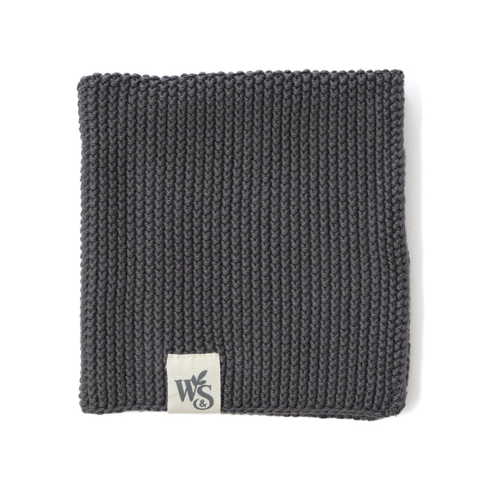 Organic Cotton Dish Cloth - Dark Grey