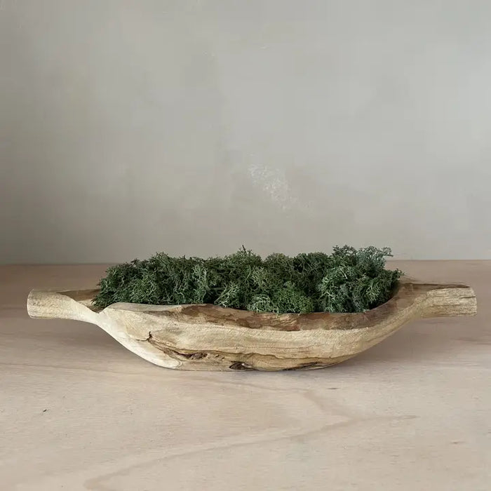 Rustic Teak Wood Bowl